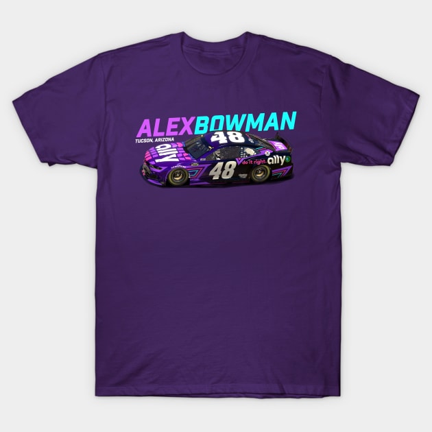 Alex Bowman 2021 T-Shirt by Sway Bar Designs